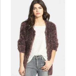 Search for Sanity Purple Fuzzy Cardigan